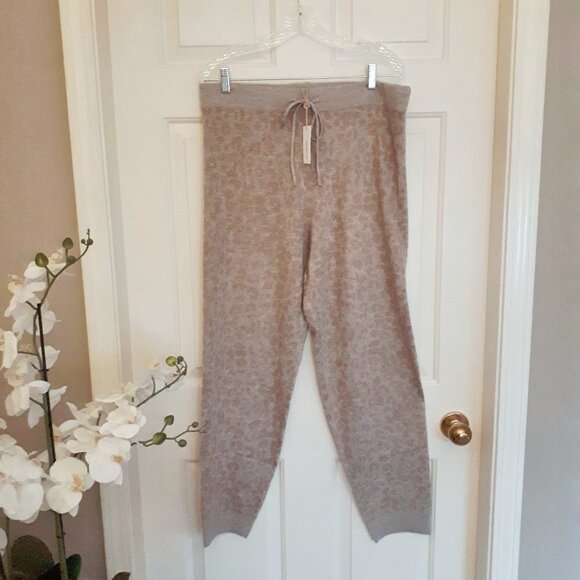 NWT Heartloom caramel animal print loungewear bundle set, XL - Picture 13 of 15